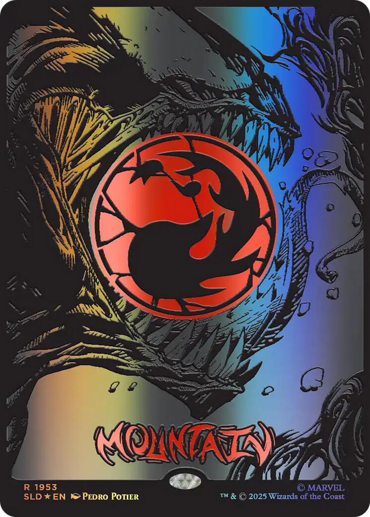 Mountain (1953) (Raised Foil) [Secret Lair Drop Series] | Gate City Games LLC