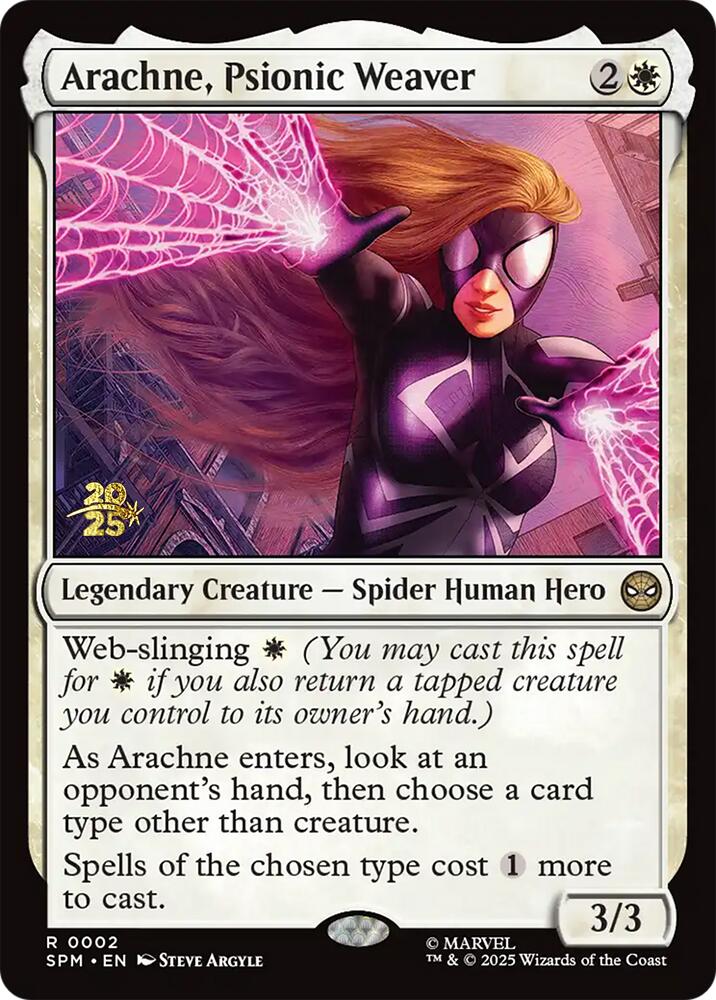 Arachne, Psionic Weaver [Marvel's Spider-Man Prerelease Promos] | Gate City Games LLC
