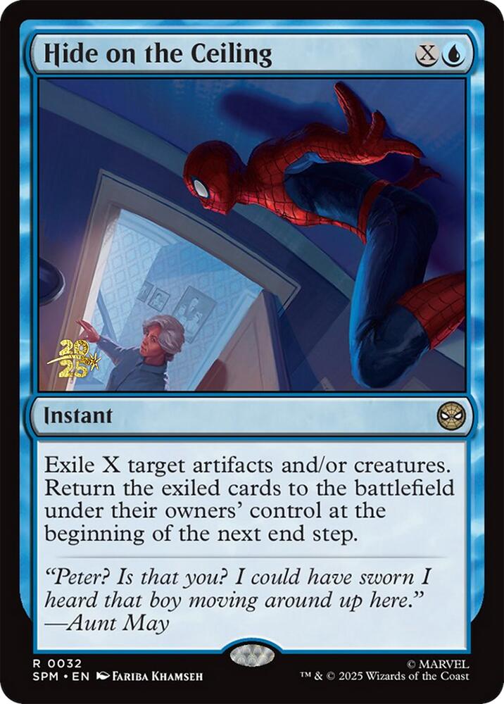 Hide on the Ceiling [Marvel's Spider-Man Prerelease Promos] | Gate City Games LLC