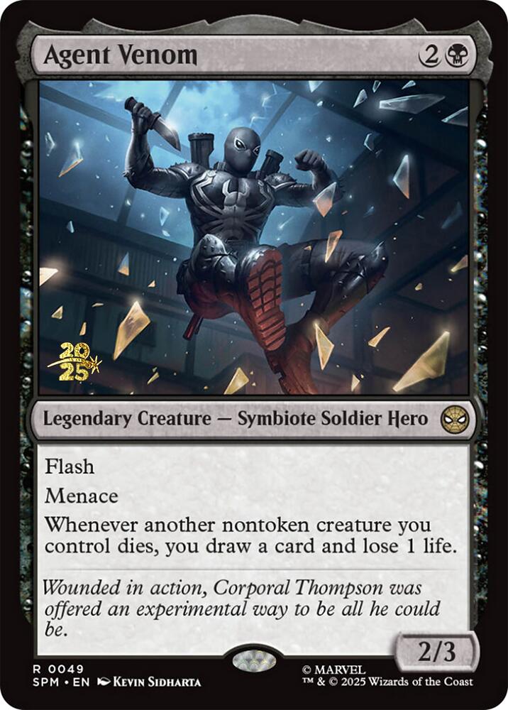 Agent Venom [Marvel's Spider-Man Prerelease Promos] | Gate City Games LLC