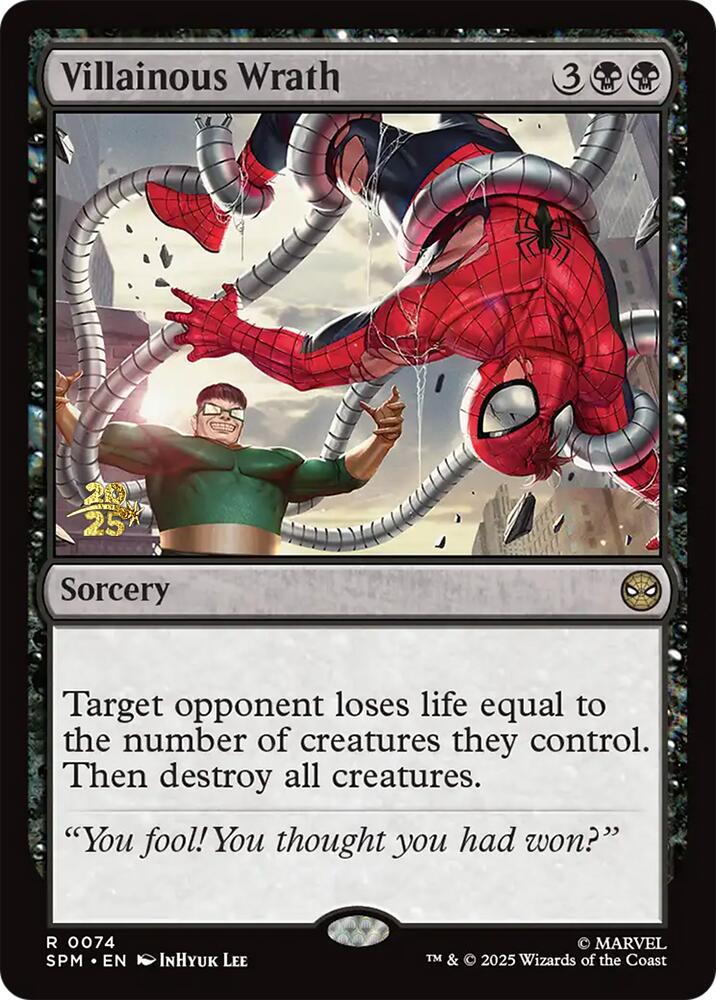 Villainous Wrath [Marvel's Spider-Man Prerelease Promos] | Gate City Games LLC