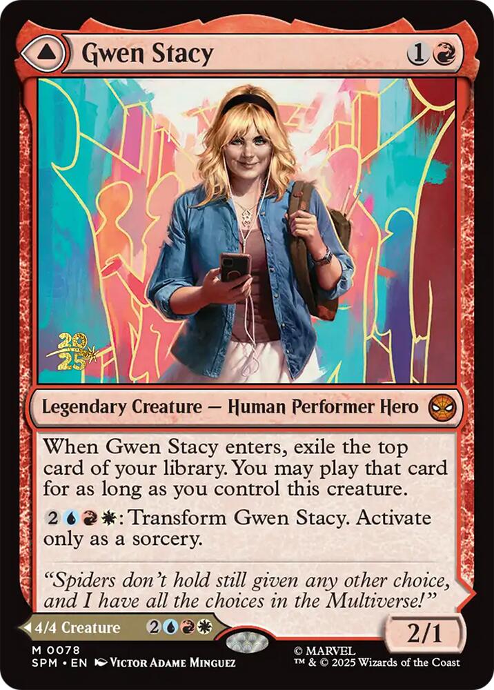 Gwen Stacy // Ghost-Spider [Marvel's Spider-Man Prerelease Promos] | Gate City Games LLC