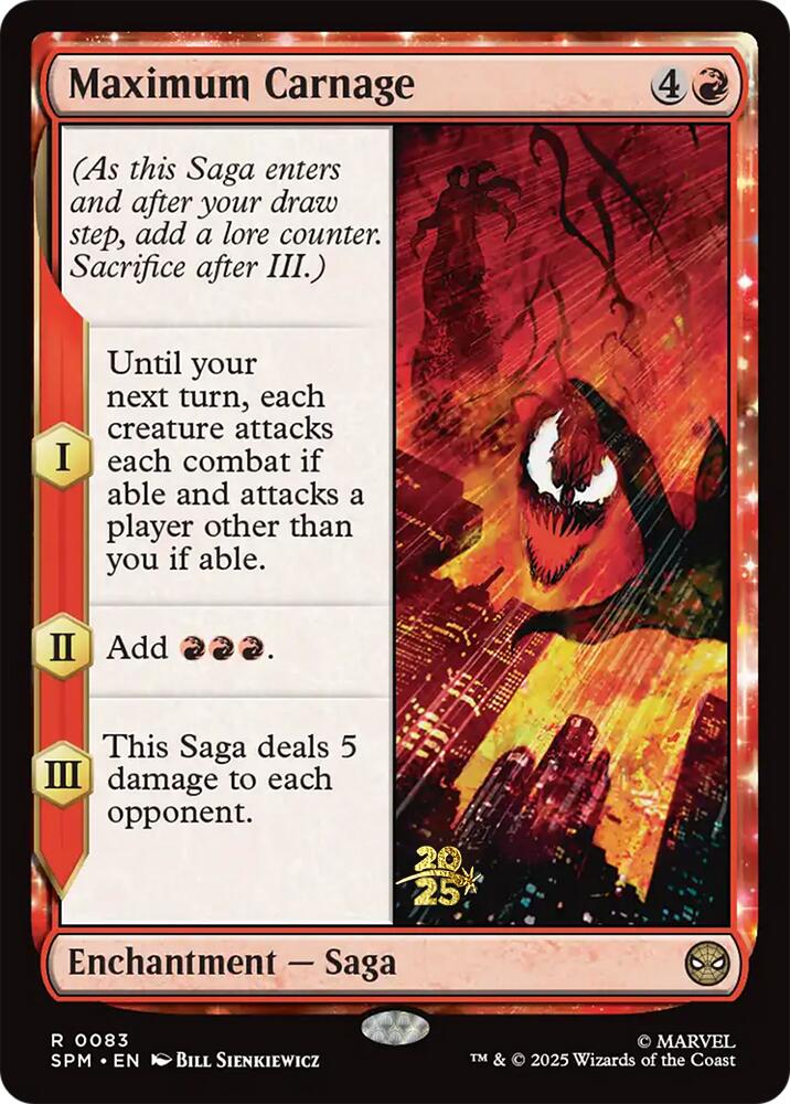 Maximum Carnage [Marvel's Spider-Man Prerelease Promos] | Gate City Games LLC