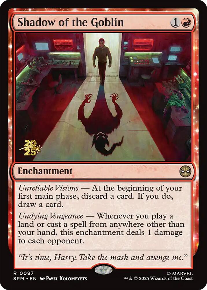 Shadow of the Goblin [Marvel's Spider-Man Prerelease Promos] | Gate City Games LLC