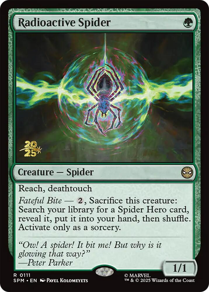 Radioactive Spider [Marvel's Spider-Man Prerelease Promos] | Gate City Games LLC