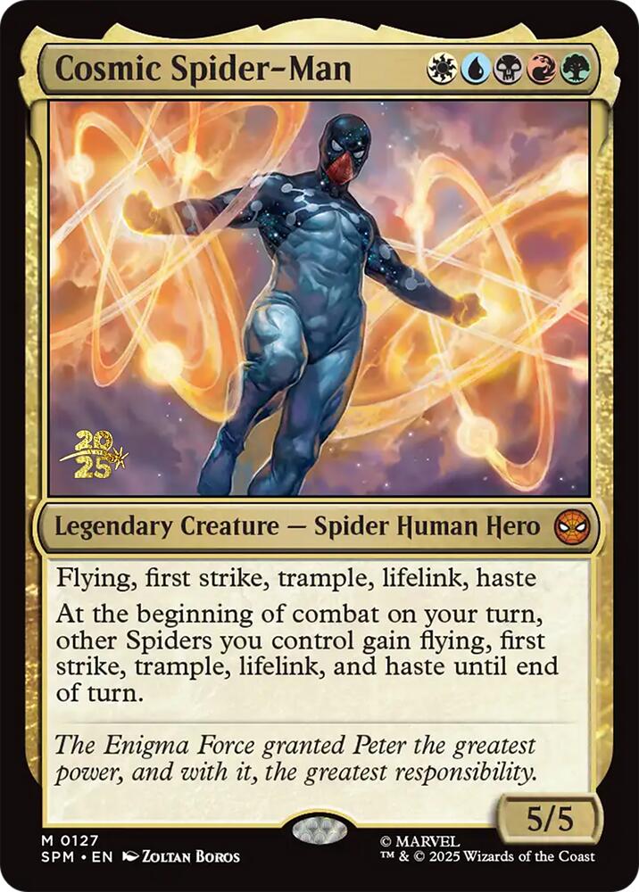 Cosmic Spider-Man [Marvel's Spider-Man Prerelease Promos] | Gate City Games LLC