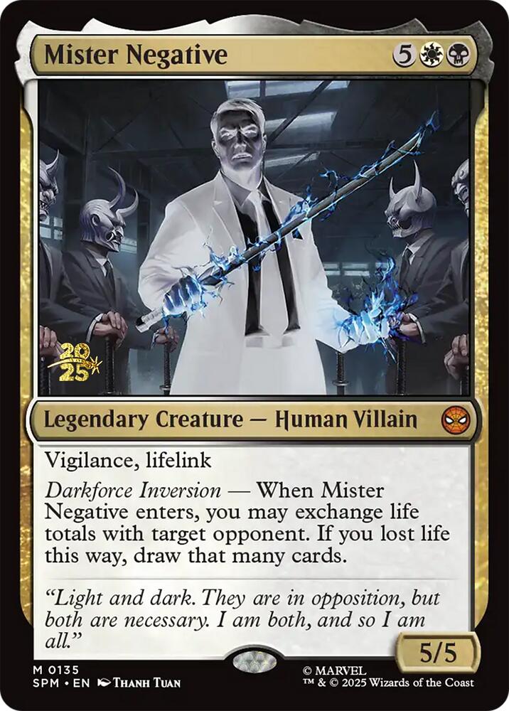 Mister Negative [Marvel's Spider-Man Prerelease Promos] | Gate City Games LLC