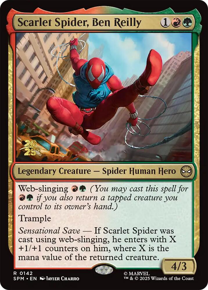 Scarlet Spider, Ben Reilly [Marvel's Spider-Man Prerelease Promos] | Gate City Games LLC