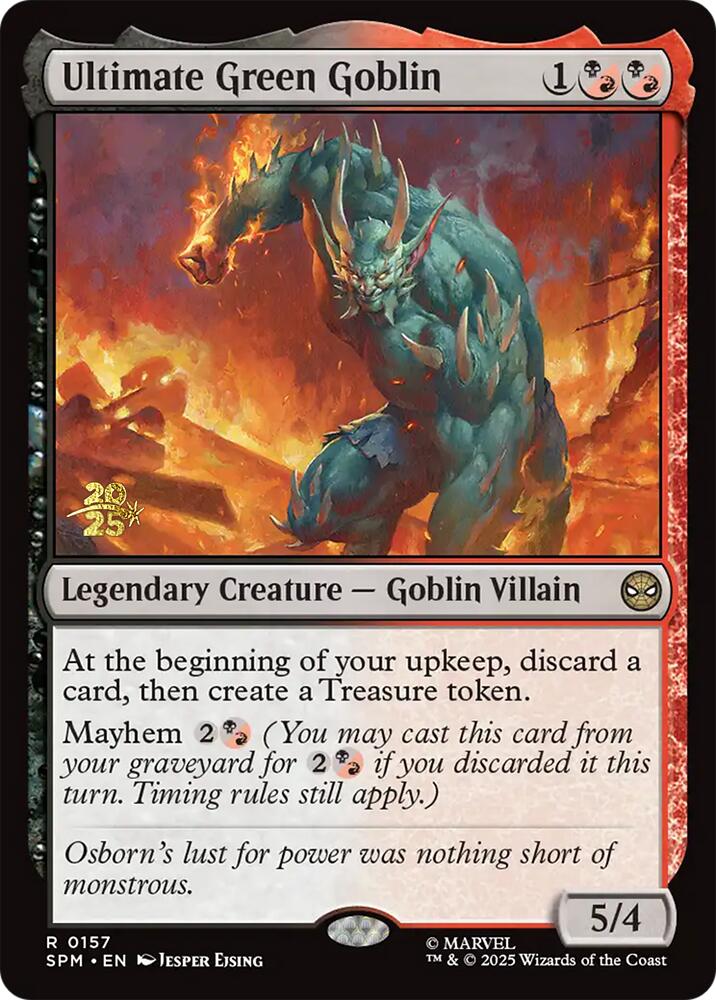 Ultimate Green Goblin [Marvel's Spider-Man Prerelease Promos] | Gate City Games LLC