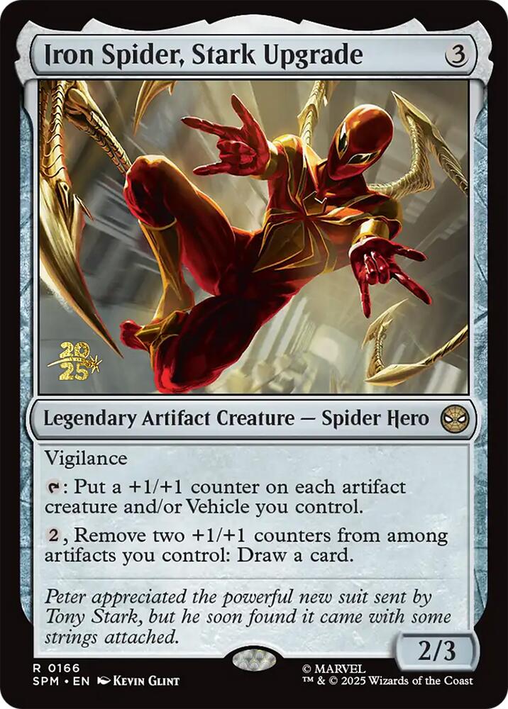 Iron Spider, Stark Upgrade [Marvel's Spider-Man Prerelease Promos] | Gate City Games LLC