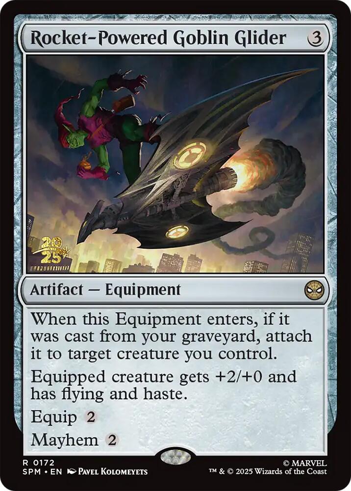 Rocket-Powered Goblin Glider [Marvel's Spider-Man Prerelease Promos] | Gate City Games LLC