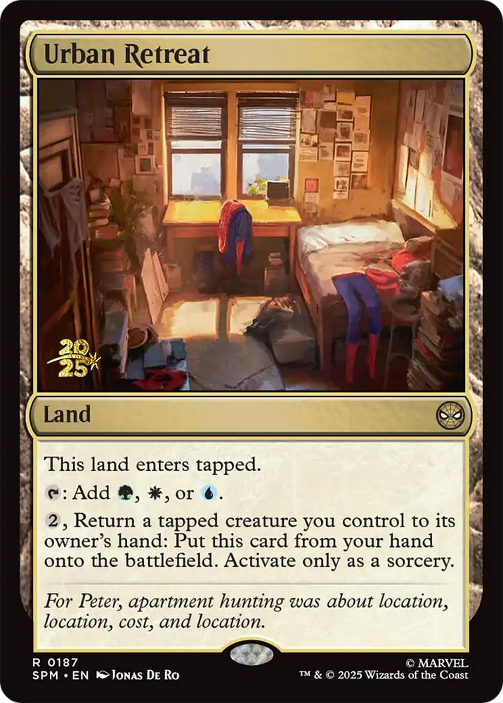 Urban Retreat [Marvel's Spider-Man Prerelease Promos] | Gate City Games LLC
