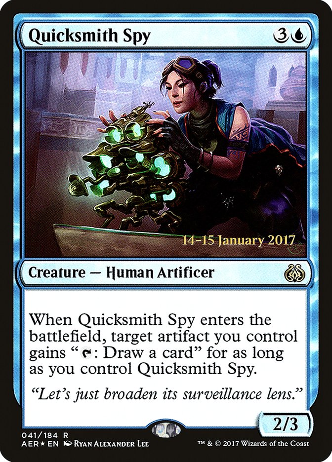 Quicksmith Spy [Aether Revolt Prerelease Promos] | Gate City Games LLC