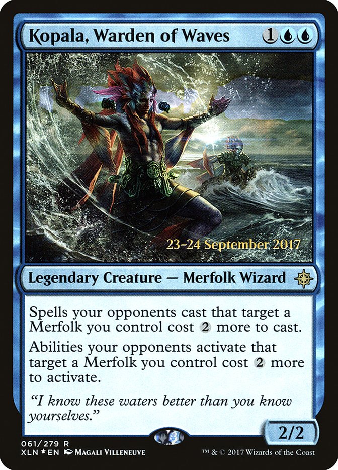 Kopala, Warden of Waves [Ixalan Prerelease Promos] | Gate City Games LLC