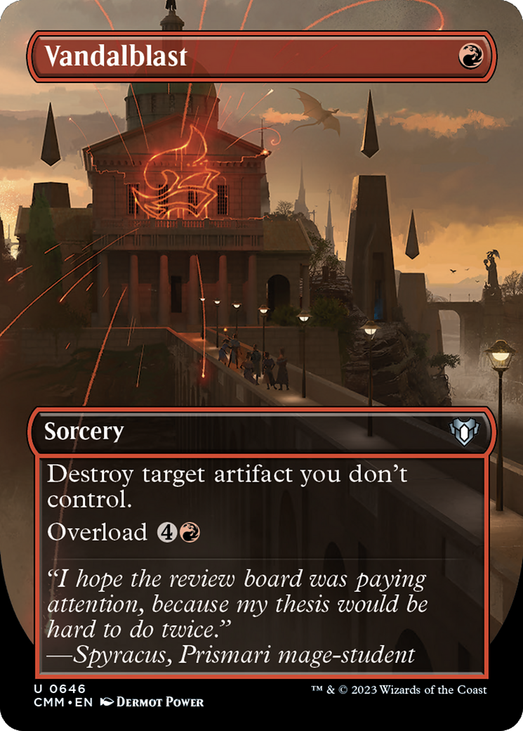 Vandalblast (Borderless Alternate Art) [Commander Masters] | Gate City Games LLC