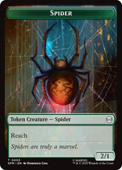 Spider // Illusion Villain Double-Sided Token [Marvel's Spider-Man Tokens] | Gate City Games LLC