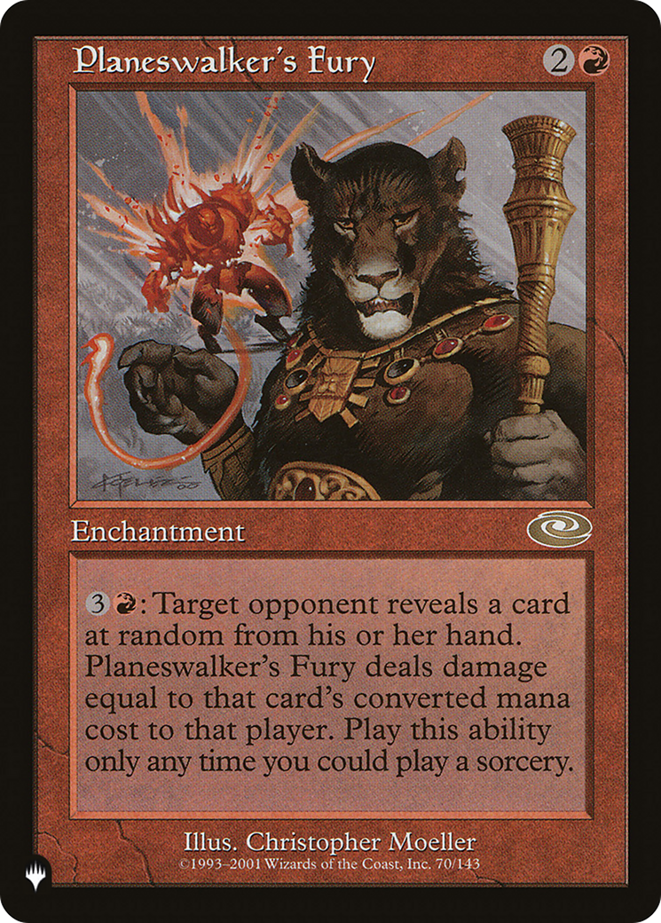 Planeswalker's Fury [The List] | Gate City Games LLC