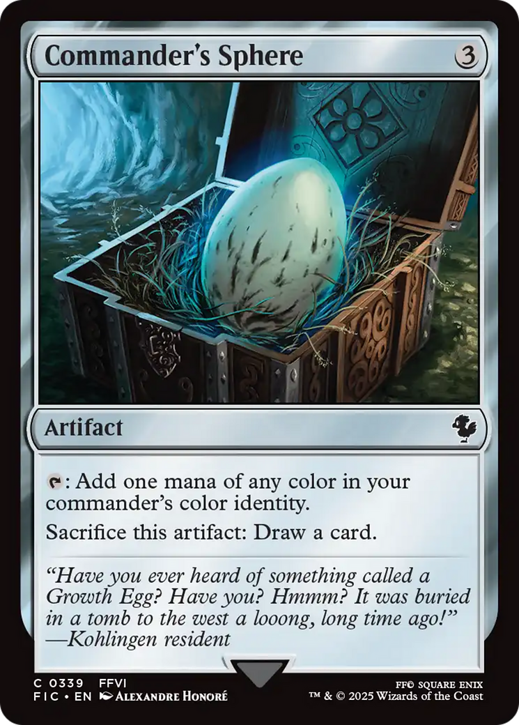 Commander's Sphere [FINAL FANTASY Commander] | Gate City Games LLC
