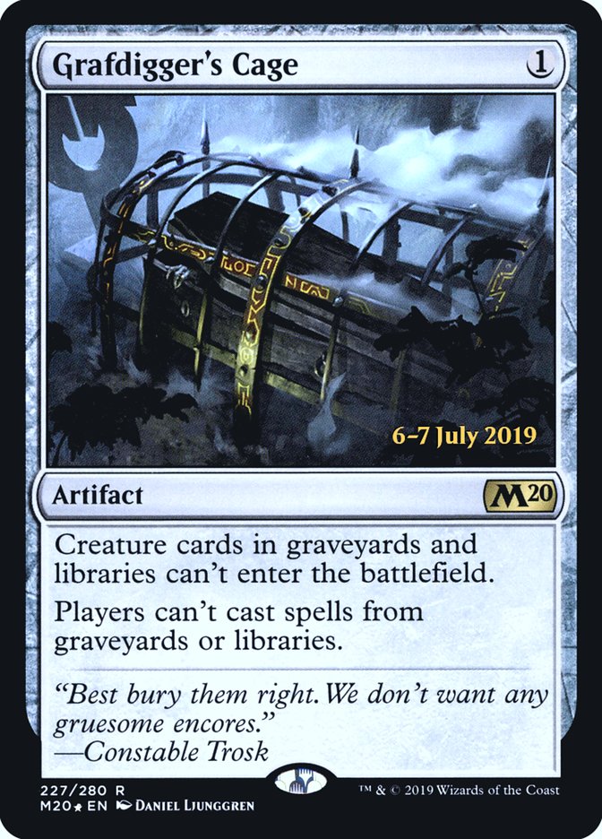 Grafdigger's Cage [Core Set 2020 Prerelease Promos] | Gate City Games LLC