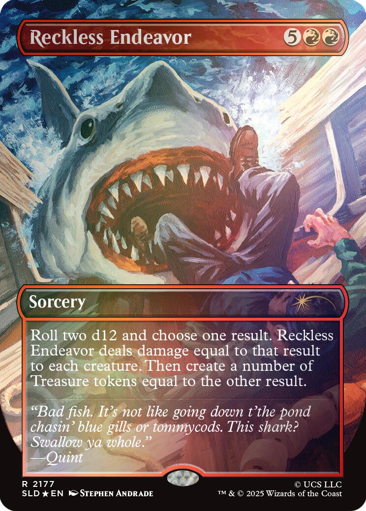 Reckless Endeavor (Rainbow Foil) [Secret Lair Drop Series] | Gate City Games LLC
