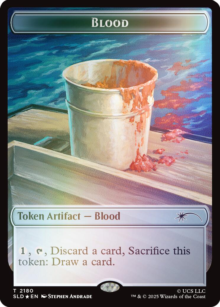 Blood Token (Rainbow Foil) [Secret Lair Drop Series] | Gate City Games LLC