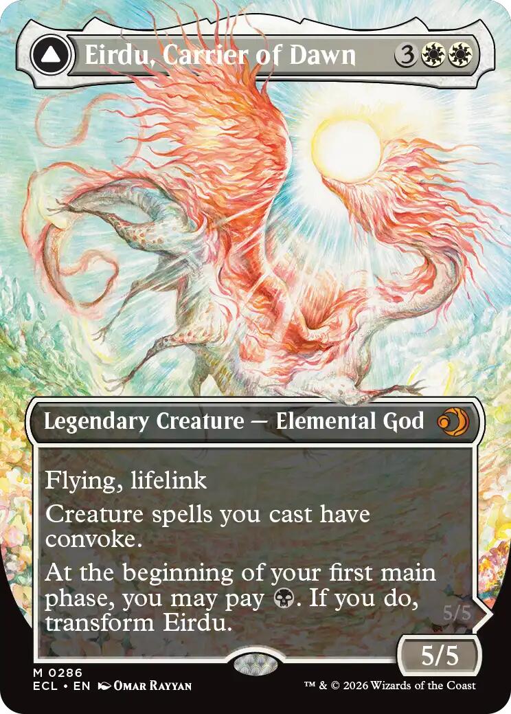 Eirdu, Carrier of Dawn (Borderless) [Lorwyn Eclipsed] | Gate City Games LLC