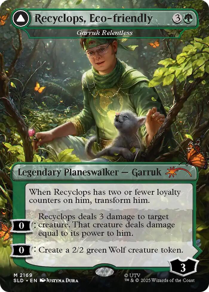 Recyclops, Eco-friendly - Garruk Relentless [Secret Lair Drop Series] | Gate City Games LLC