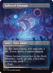 Hallowed Fountain (Borderless) [Lorwyn Eclipsed] | Gate City Games LLC
