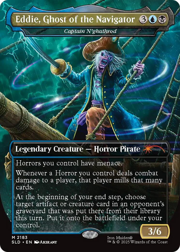 Eddie, Ghost of the Navigator - Captain N'ghathrod [Secret Lair Drop Series] | Gate City Games LLC