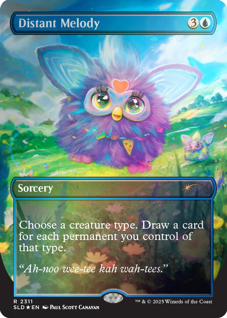 Distant Melody (2311) (Rainbow Foil) [Secret Lair Drop Series] | Gate City Games LLC