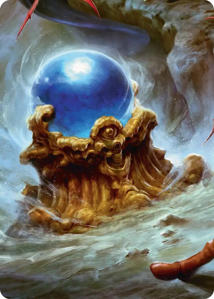 Chaos Shrine's Black Crystal Scene Art Card [FINAL FANTASY Art Series] | Gate City Games LLC