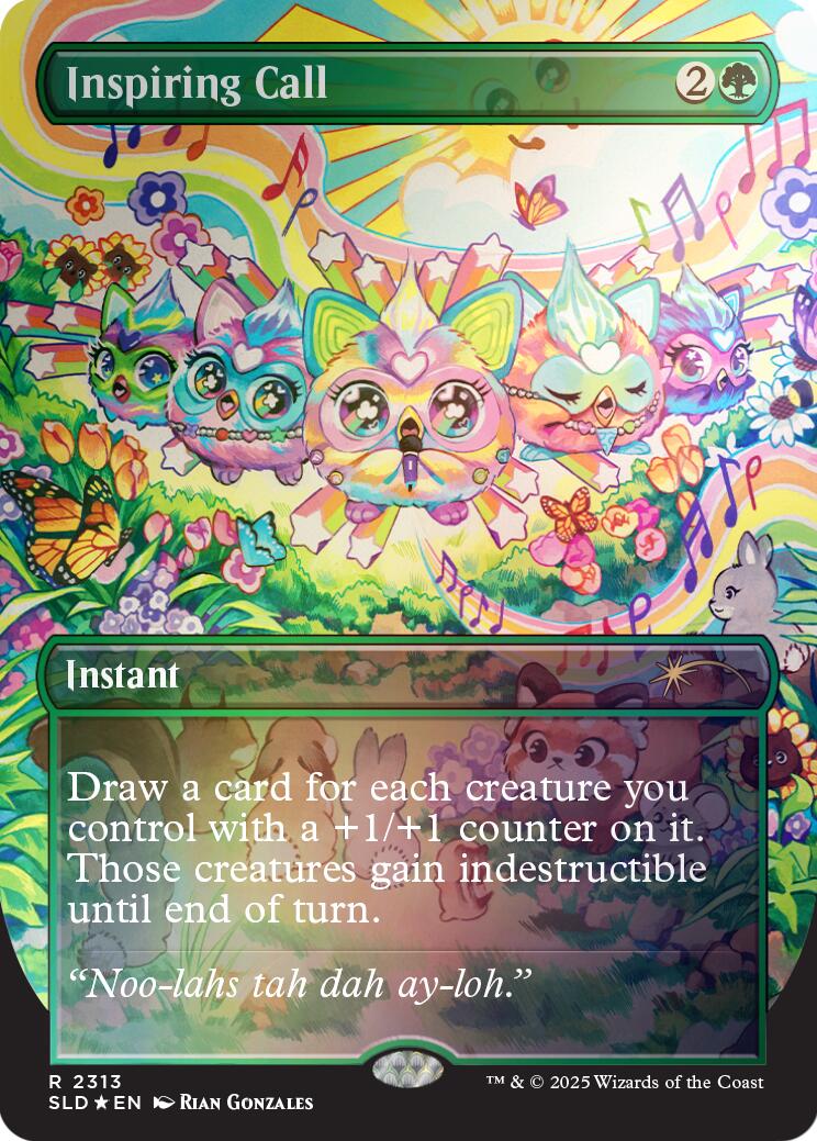 Inspiring Call (Rainbow Foil) [Secret Lair Drop Series] | Gate City Games LLC