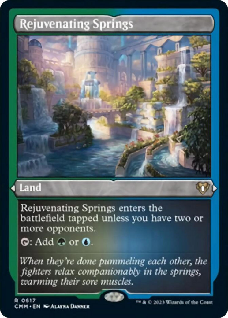 Rejuvenating Springs (Foil Etched) [Commander Masters] | Gate City Games LLC