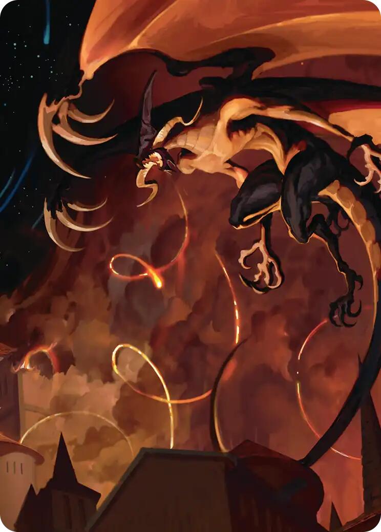 Mega Flare Scene Art Card [FINAL FANTASY Art Series] | Gate City Games LLC