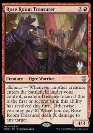 Rose Room Treasurer (Promo Pack) [Streets of New Capenna Commander Promos] | Gate City Games LLC