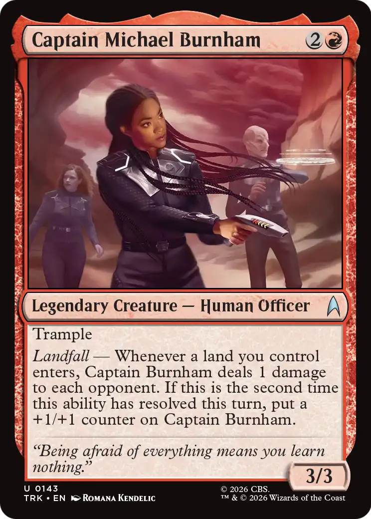 Captain Michael Burnham [Star Trek] | Gate City Games LLC
