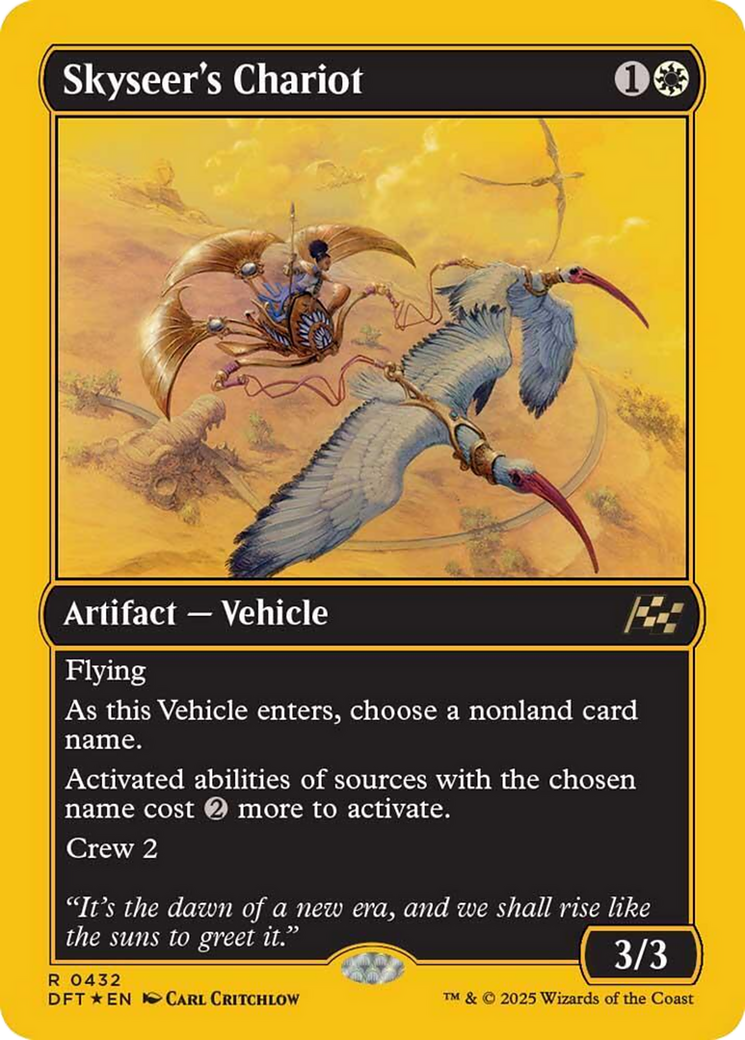 Skyseer's Chariot (First-Place Foil) [Aetherdrift] | Gate City Games LLC
