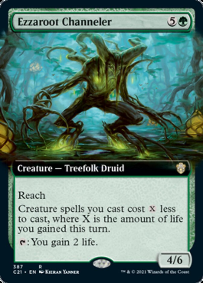 Ezzaroot Channeler (Extended Art) [Commander 2021] | Gate City Games LLC