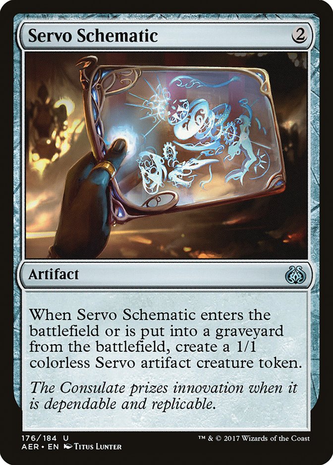 Servo Schematic [Aether Revolt] | Gate City Games LLC
