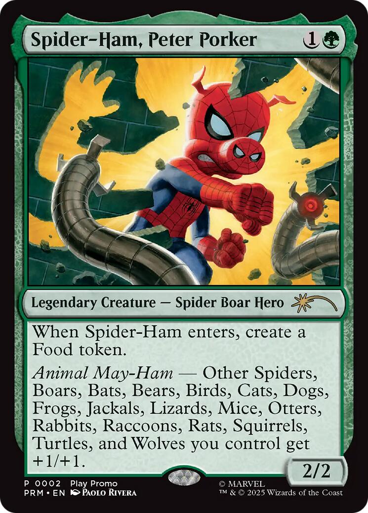 Spider-Ham, Peter-Porker [Wizards Play Network 2025] | Gate City Games LLC