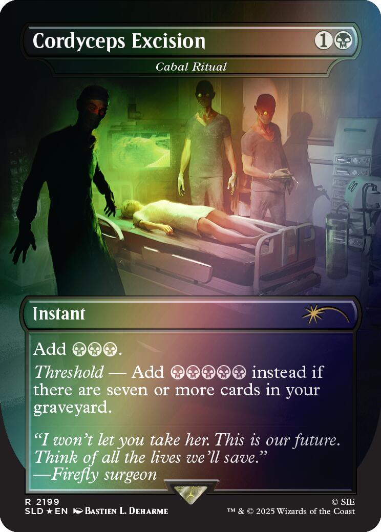 Cordyceps Excision - Cabal Ritual (Rainbow Foil) [Secret Lair Drop Series] | Gate City Games LLC