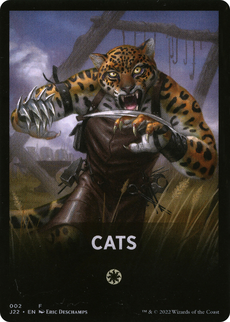 Cats Theme Card [Jumpstart 2022 Front Cards] | Gate City Games LLC