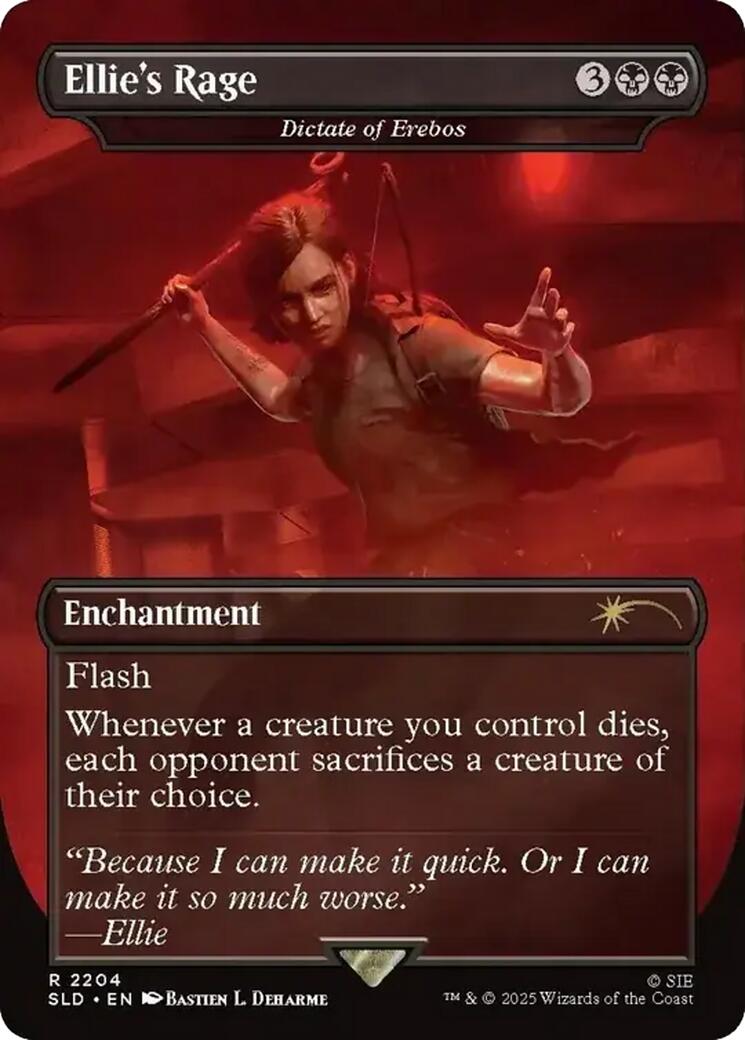 Ellie's Rage - Dictate of Erebos [Secret Lair Drop Series] | Gate City Games LLC