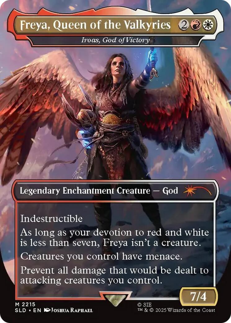 Freya, Queen of the Valkyries - Iroas, God of Victory [Secret Lair Drop Series] | Gate City Games LLC