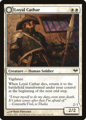 Loyal Cathar // Unhallowed Cathar [Dark Ascension] | Gate City Games LLC