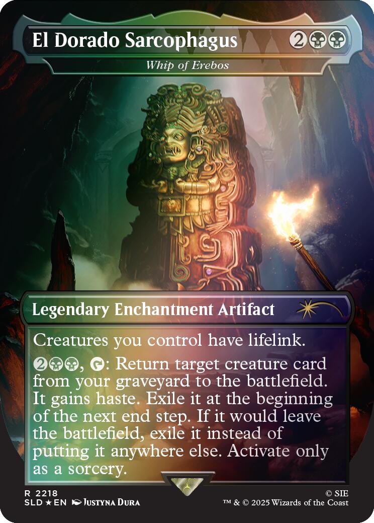 El Dorado Sarcophagus - Whip of Erebos (Rainbow Foil) [Secret Lair Drop Series] | Gate City Games LLC