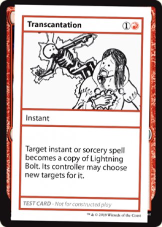 Transcantation (2021 Edition) [Mystery Booster Playtest Cards] | Gate City Games LLC