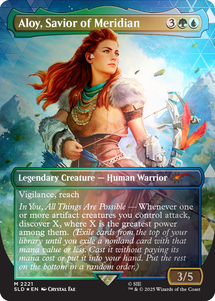 Aloy, Savior of Meridian (Rainbow Foil) [Secret Lair Drop Series] | Gate City Games LLC