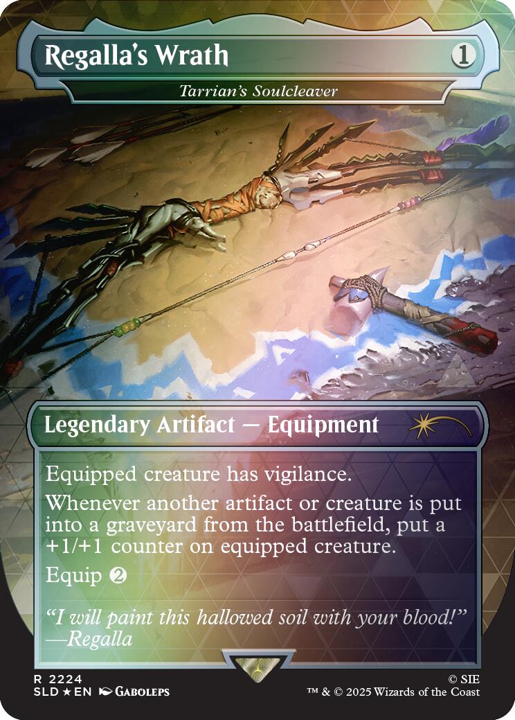 Regalla's Wrath - Tarrian's Soulcleaver (Rainbow Foil) [Secret Lair Drop Series] | Gate City Games LLC