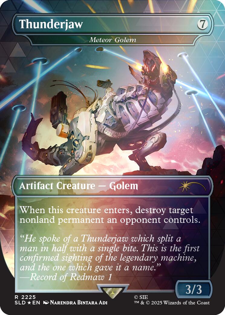 Thunderjaw - Meteor Golem (Rainbow Foil) [Secret Lair Drop Series] | Gate City Games LLC